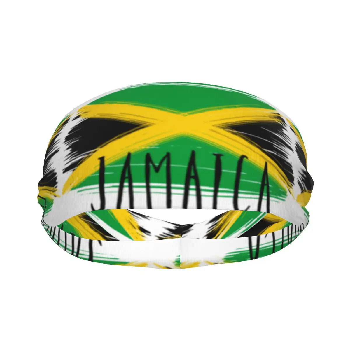 Headband Jamaican Flag Headwrap Hairband for Tennis Gym Fitness Headwear Hair Accessories Wholesale