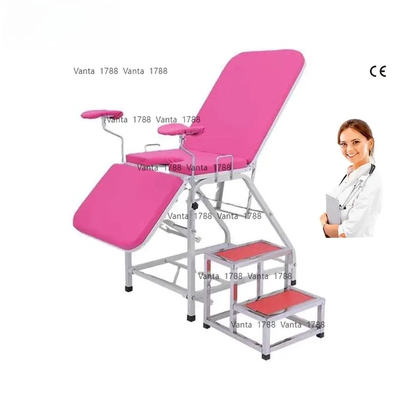 Medical Hospital Head Unit mini staircase Examination Bed for Clinic Gynecology Chair Delivery