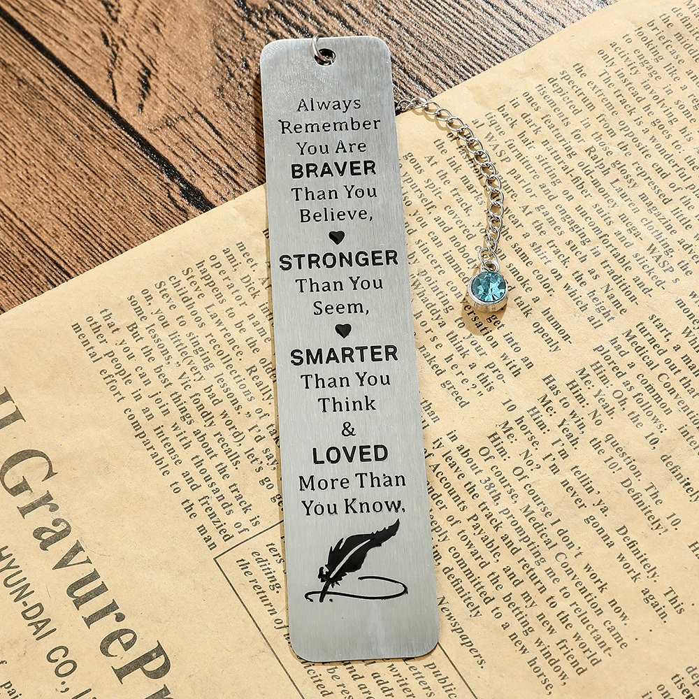 1pc personalized book Marks Metal Bookmarks Gift for Book Lovers Friend Teacher Student Kid School Supplies Reading Marker