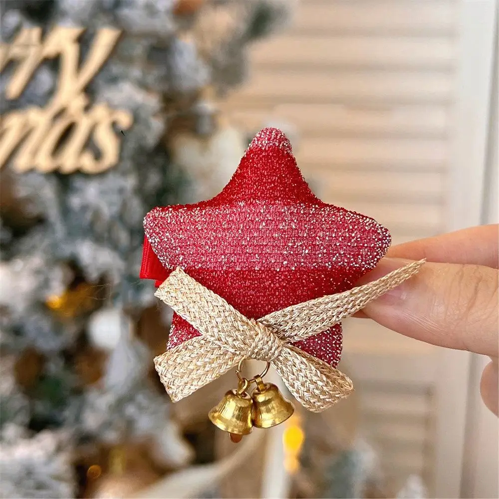 

Merry Christmas Decor Christmas Hairpin Sequin Star Christmas Hat Headband Red Barrette Snowflake Children Antler Hair Clip