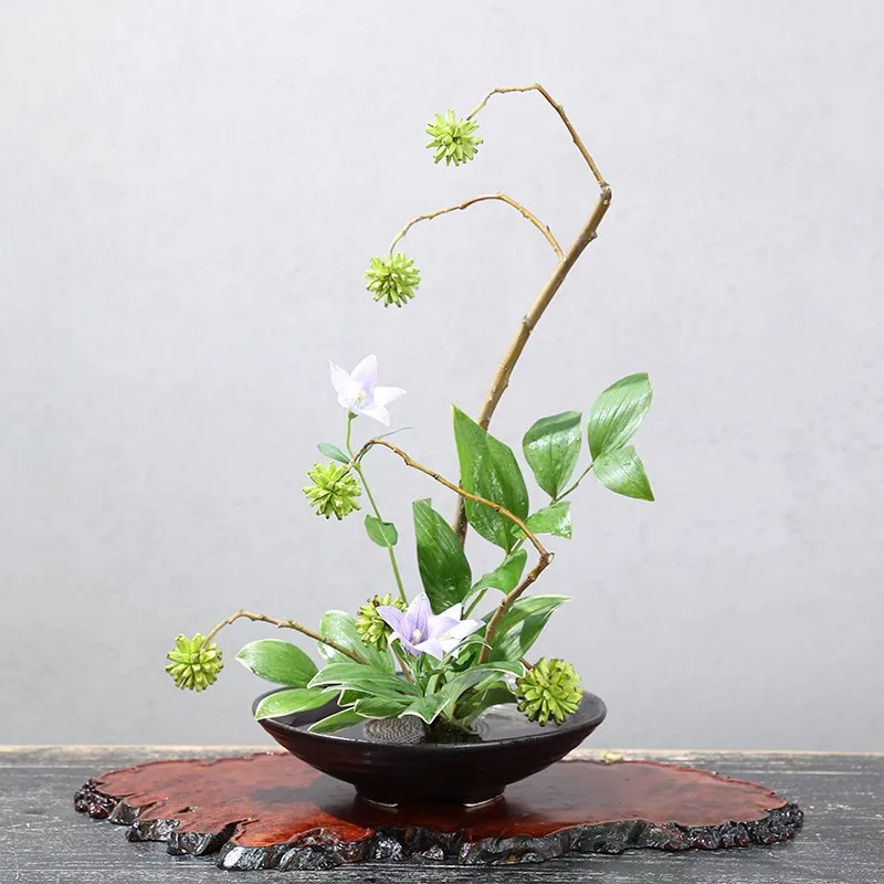 Japanese Ceramic Frog Vase Bouquet Ikebana Flower Arrangement Bowl Device Ikebana Centerpieces Tea Table Decoration
