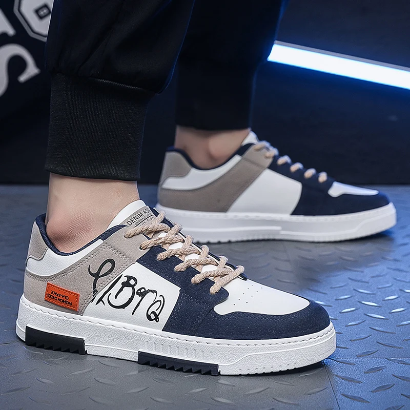 Lässige Herren-Sneaker, bequeme Tennisschuhe, vielseitige Farbkombinationen für Reisen_voghion.com