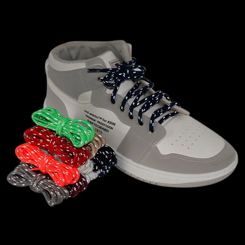 Coolstring Lightin Reflect Shoe Accessory 4.5MM Nice Reflective Shoelace Sneaker Safety Rope Affordable Fashion Objects Durable