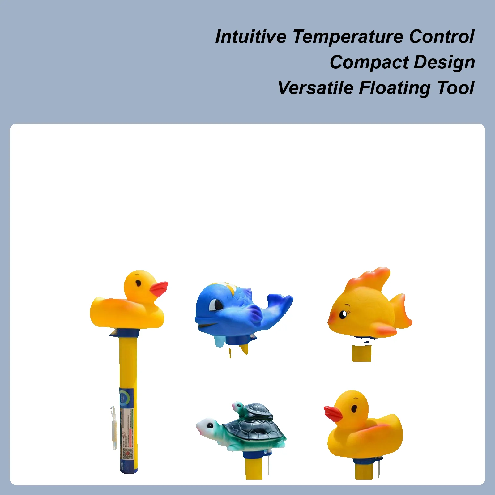 

1PC Floating Swimming Pool Thermometer Cute-shaped Thermometer For Outdoor And Indoor Swimming Pools Spas Hot Tubs Thermometer