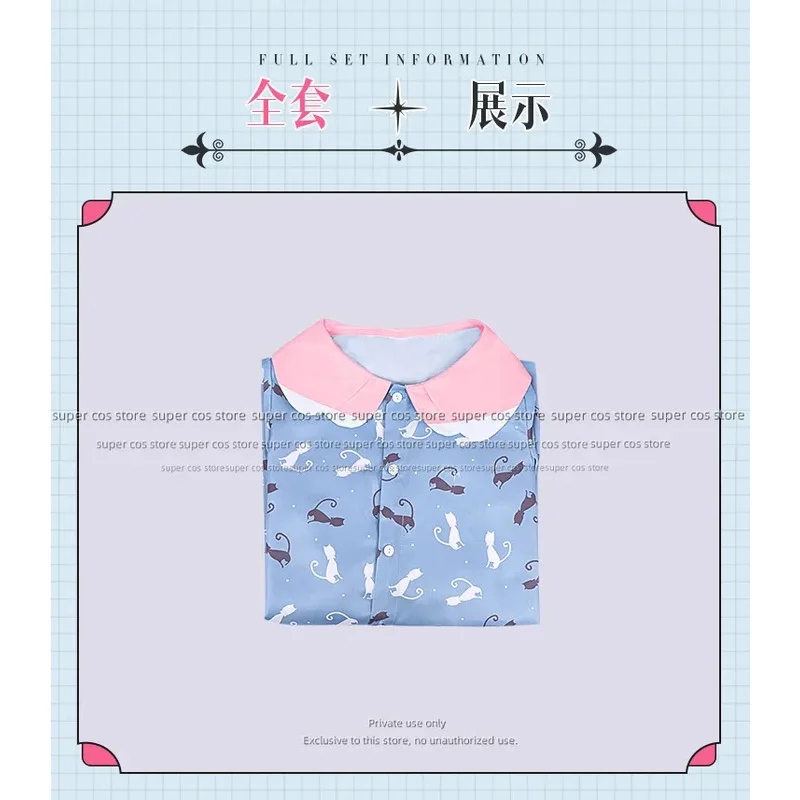LQAnime Galgame SABBAT DER Hexe Cosplay Ayachi Nene Kostüm Sommer Japanische Cartoon Schlaf Kleid Hause Sleepshirt Angepasst