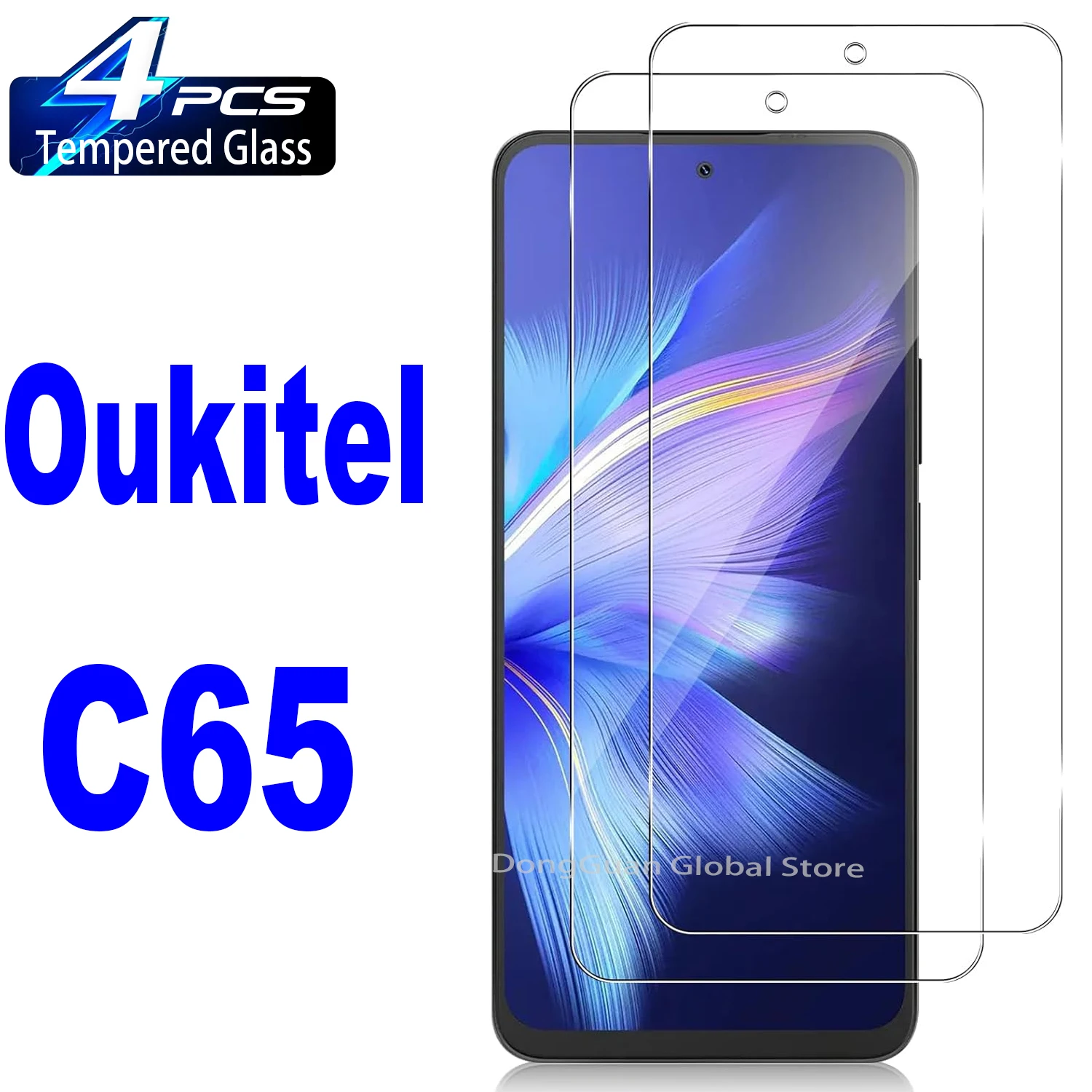 

For Oukitel C65 C65Pro Tempered Glass Screen Protector Glass Film