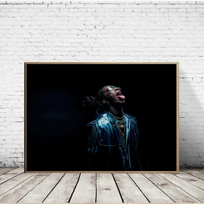 حائط لوح رسم صورة فنية الشباب البلطجة البوب الهيب هوب الراب ستار الملصقات والمطبوعات الموسيقى المغني الفني لغرفة المعيشة ديكور #4