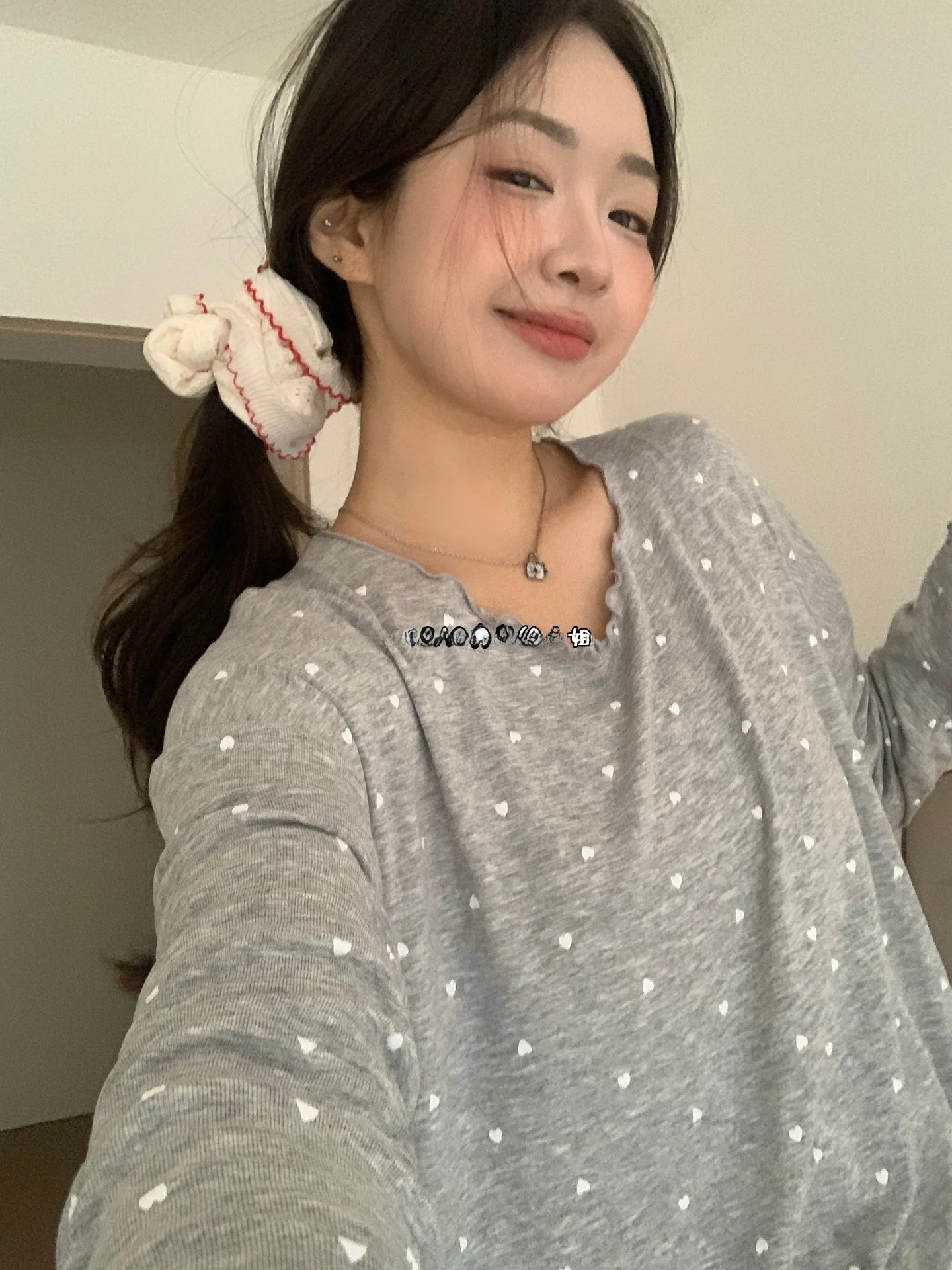 

Ladies' Modal Pure Cotton Sleepwear Set Casual round Neck Overhead Spring Autumn Home Clothes Set Comfortable Breathable