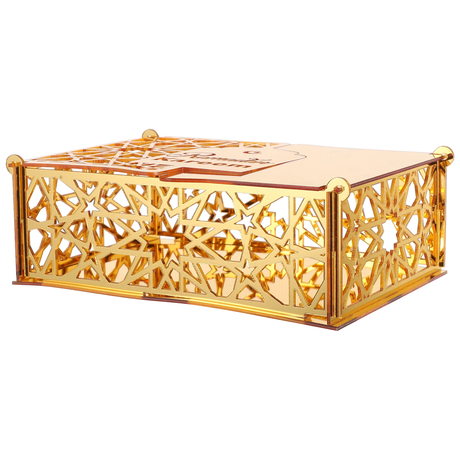 

Eid Alma Candy Box Supplies Decorate Desk Decorative Bauble Favor Boxes Acrylic Ramadan Gift for Kids Holder