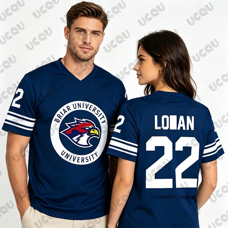 2026 Off Campus Briar University Jersey Graham 44 22 DI LAURENTIS 66 Tucker 46 Surfing Men T-shirt Summer Sports Kids/Adult Tops view 3