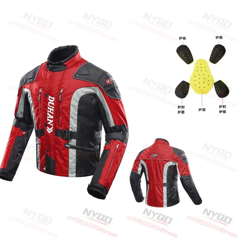

DuHan Motorcycle Jacket Riding Suit - Men's and Women's Windproof Clothing for Off-road Motorcycles - Four Seasons Model