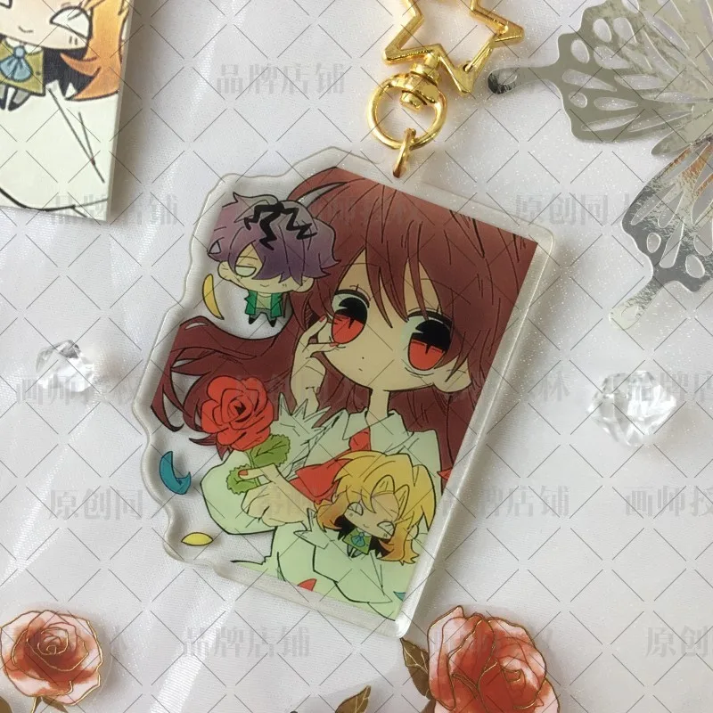 

Персонажи Ib, художественный музей ужасов, акриловый брелок для украшения рюкзака, коллекция подарков на вечеринку, в память