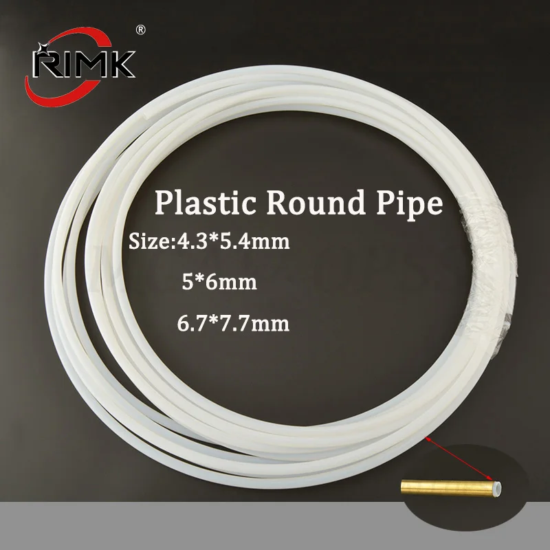 Plastic Round Pipe 4.3x5.4mm/ 5x6mm/ 6.7x7.7mm for 4/4.76/6.35mm Flexible Cable (Shaft) Hobbies and Model Building
