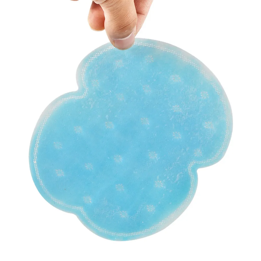 10Pcs Armpit Sweat Pads Disposable Ultra-Thin Cotton Pe Underarm Stickers for T-Shirts Absorb Wetness Prevent Yellow Stains Odor