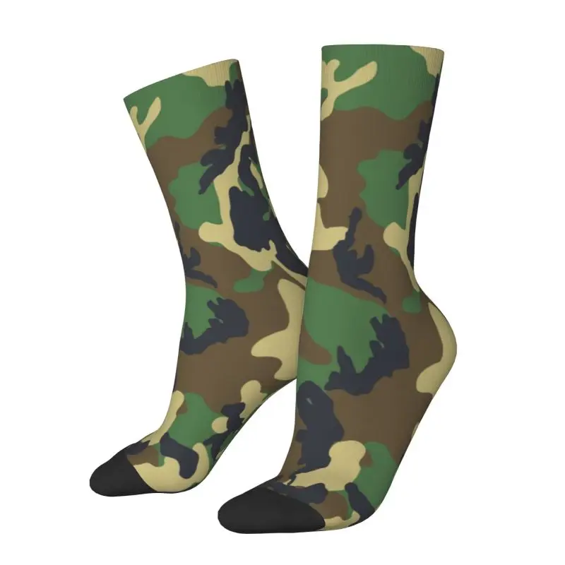 Calcetines de camuflaje militar para hombre y mujer, medias cálidas con estampado 3D, estilo militar, Fútbol