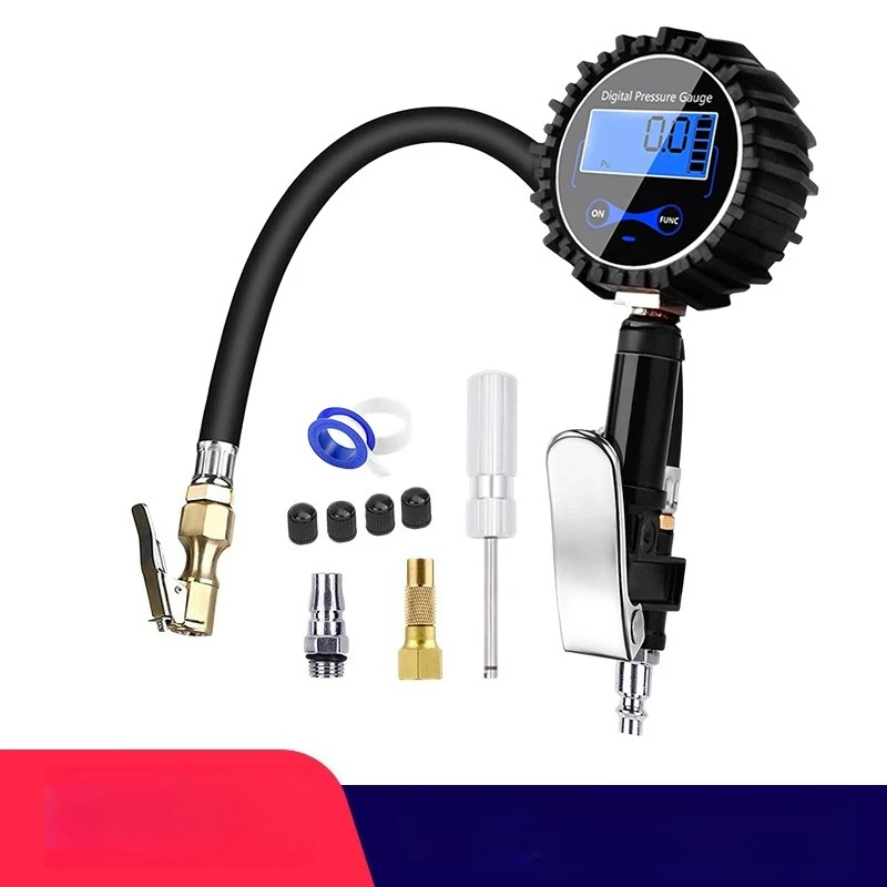 

250PSI ЖК-счетчик давления в шинах, тестер шин, барометр, автомобильный измеритель давления в шинах