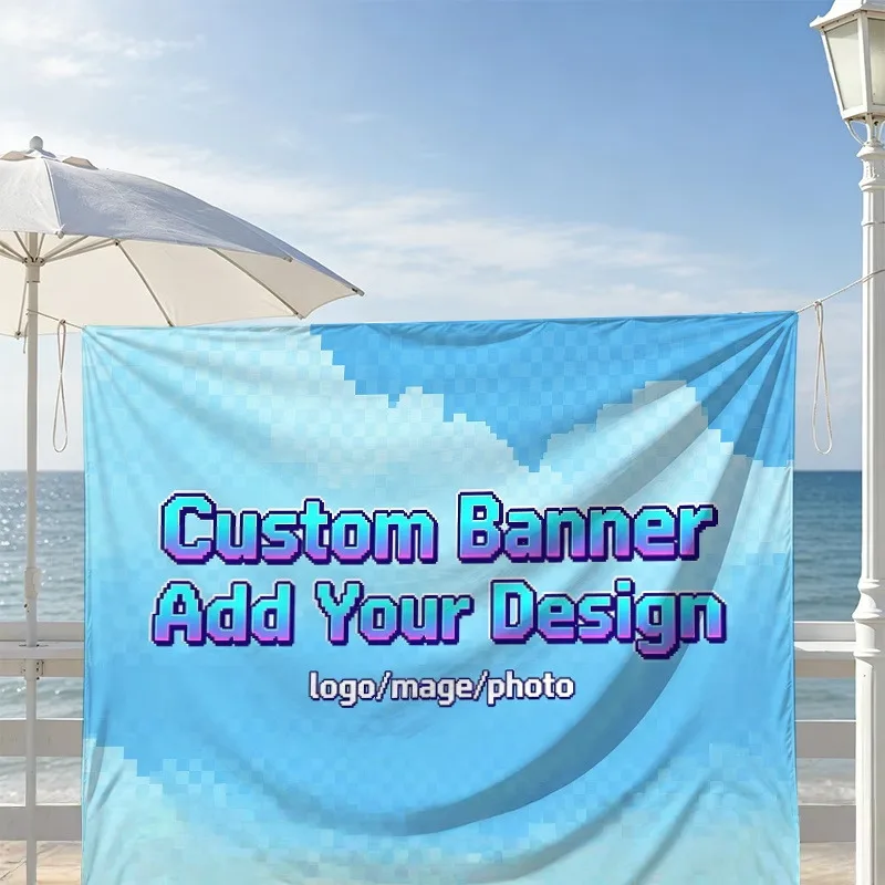 Custom Advertising Flags Labor Day Carnival Bold Holiday Designs Activate Plaza Atmosphere Offer Powerful Promotional Effects