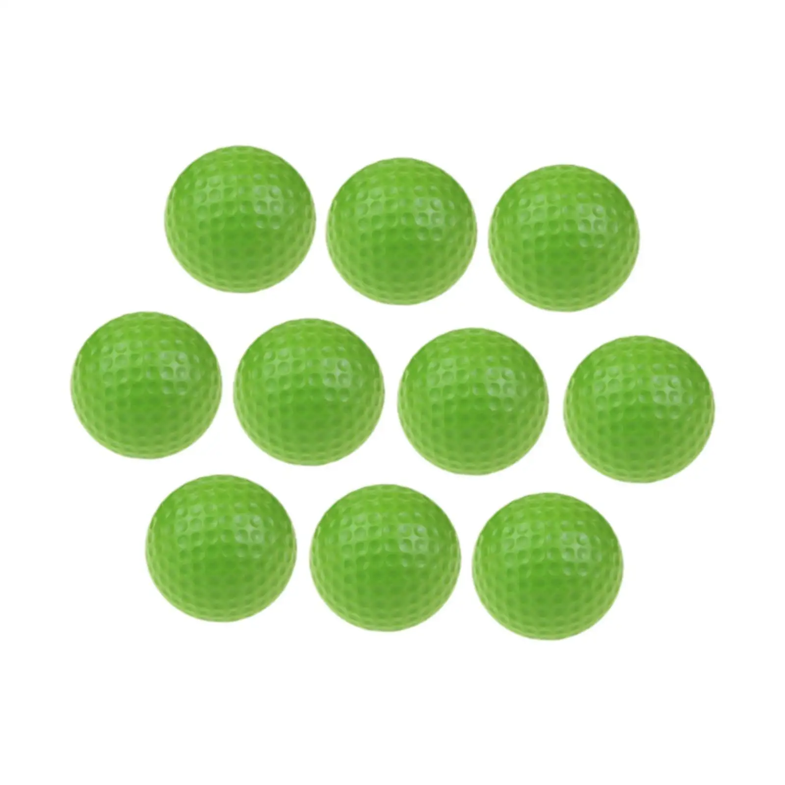 10Pcs Golf Practice Balls Diameter 1.65inch Soft Golf Training for Backyard