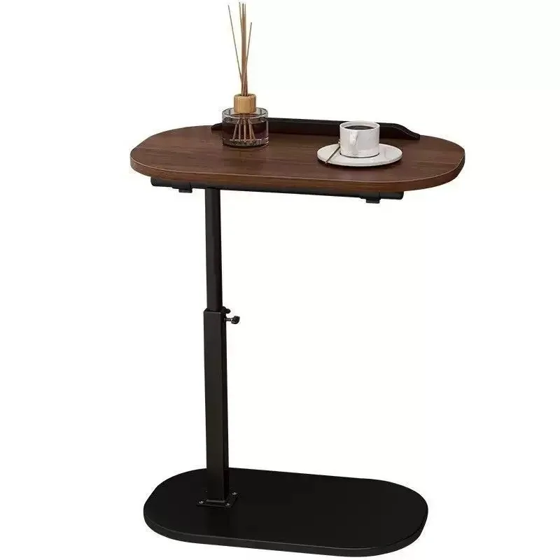 Mobile adjustable edge table Household foldable Mobile Lift Computer Desk Folding living room Desk Dormitory Bedside Table image 5