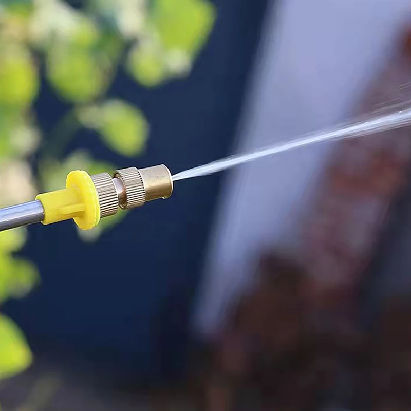2pcs Farming Mini Agricultural Copper Atomizing Nozzle Spraying End Pressure Electric Sprayer Garden Pesticide Spray Accessories
