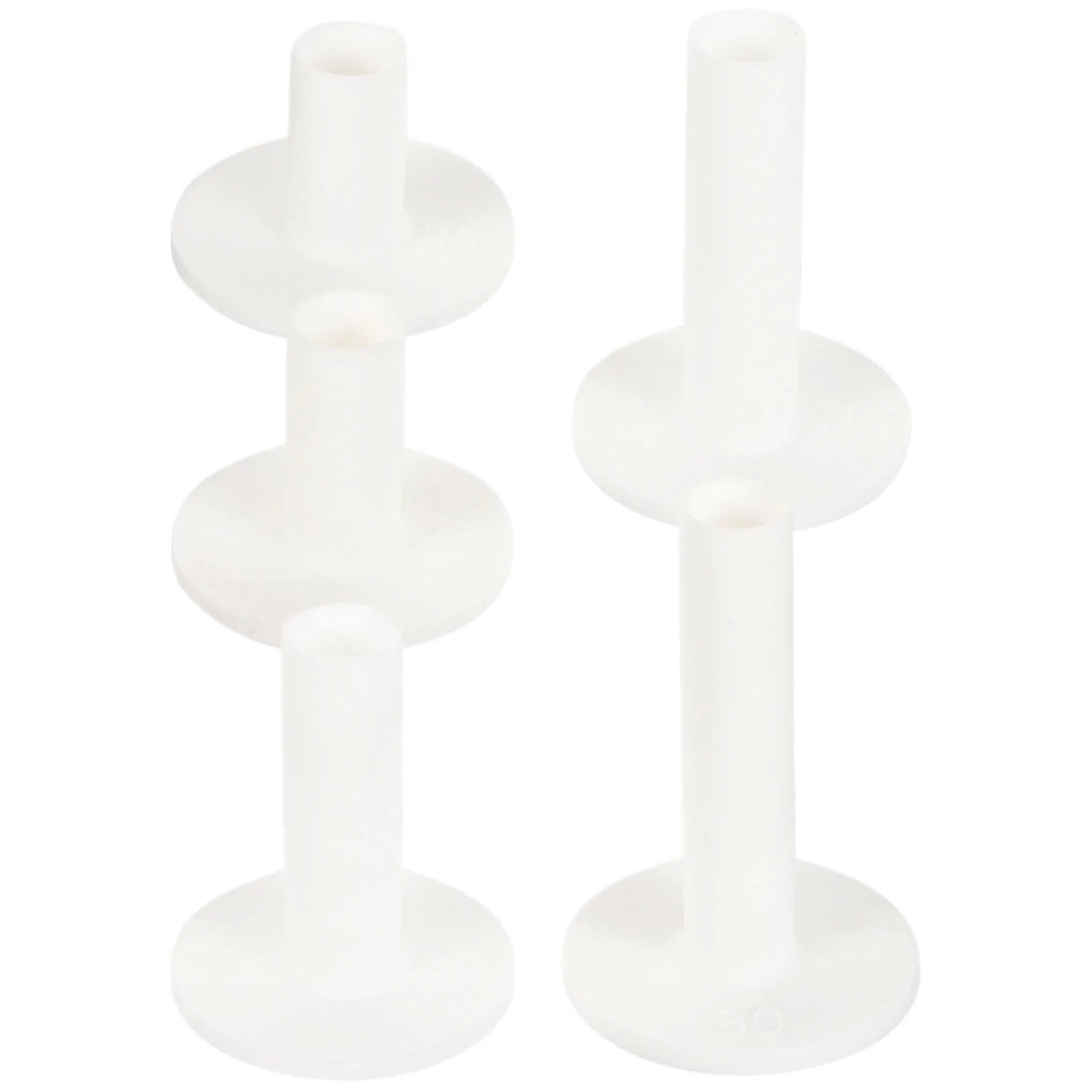 

5 Pcs Golfs Ball Stands Flexible Tees Pins Balls Convenient Dedicated Bases White Holder