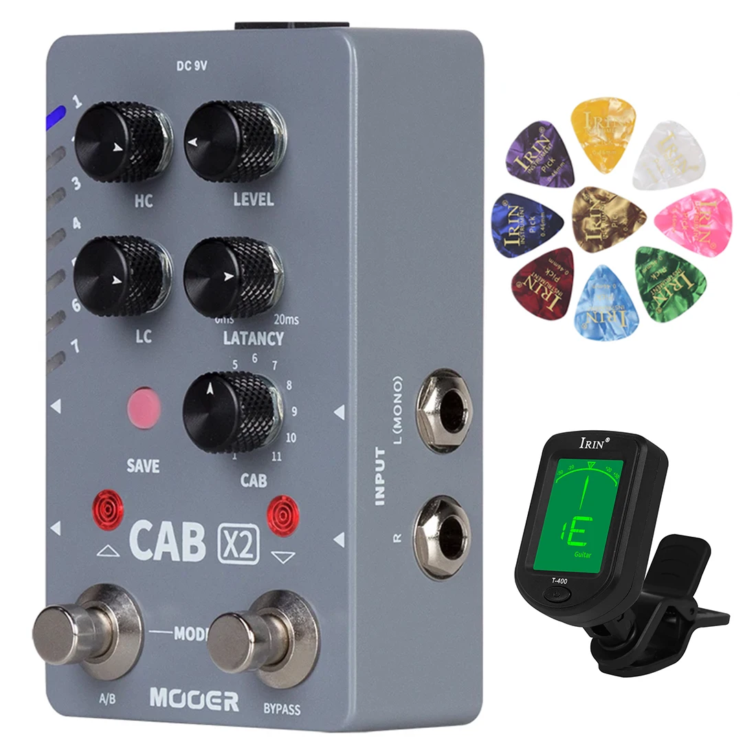 

MOOER CAB X2 Stereo IR Cabinet Simulation Pedal with 14 Presets 11 Factory IR Dual Channel Cab Simulation Guitar Effects Pedal