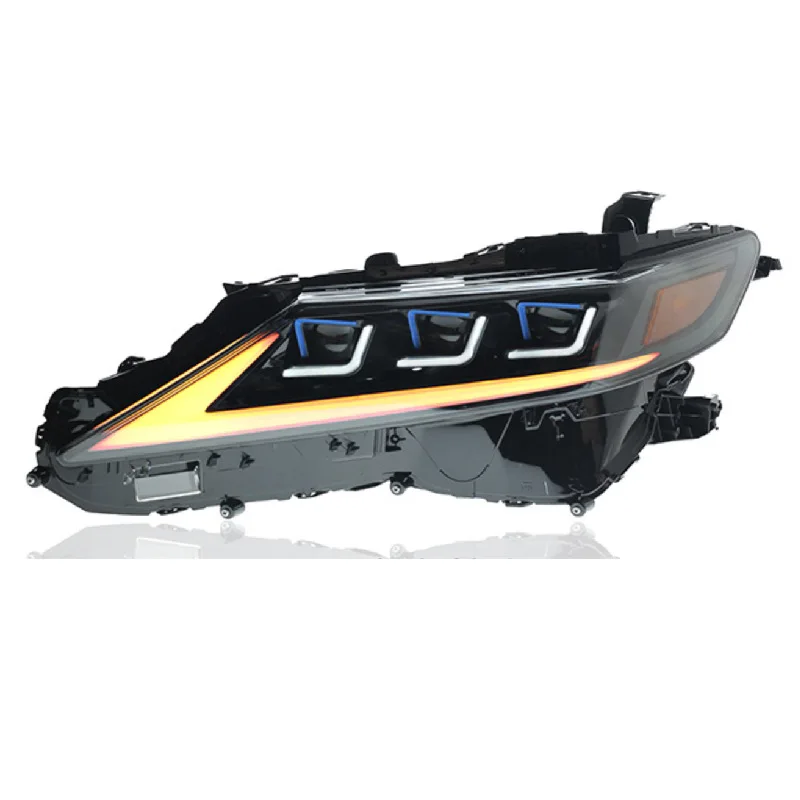 Suitable for Toyota Camry  18-23 Headlight Assembly Modified LED Lens Daytime Running Light Flowing Turn Signal Light