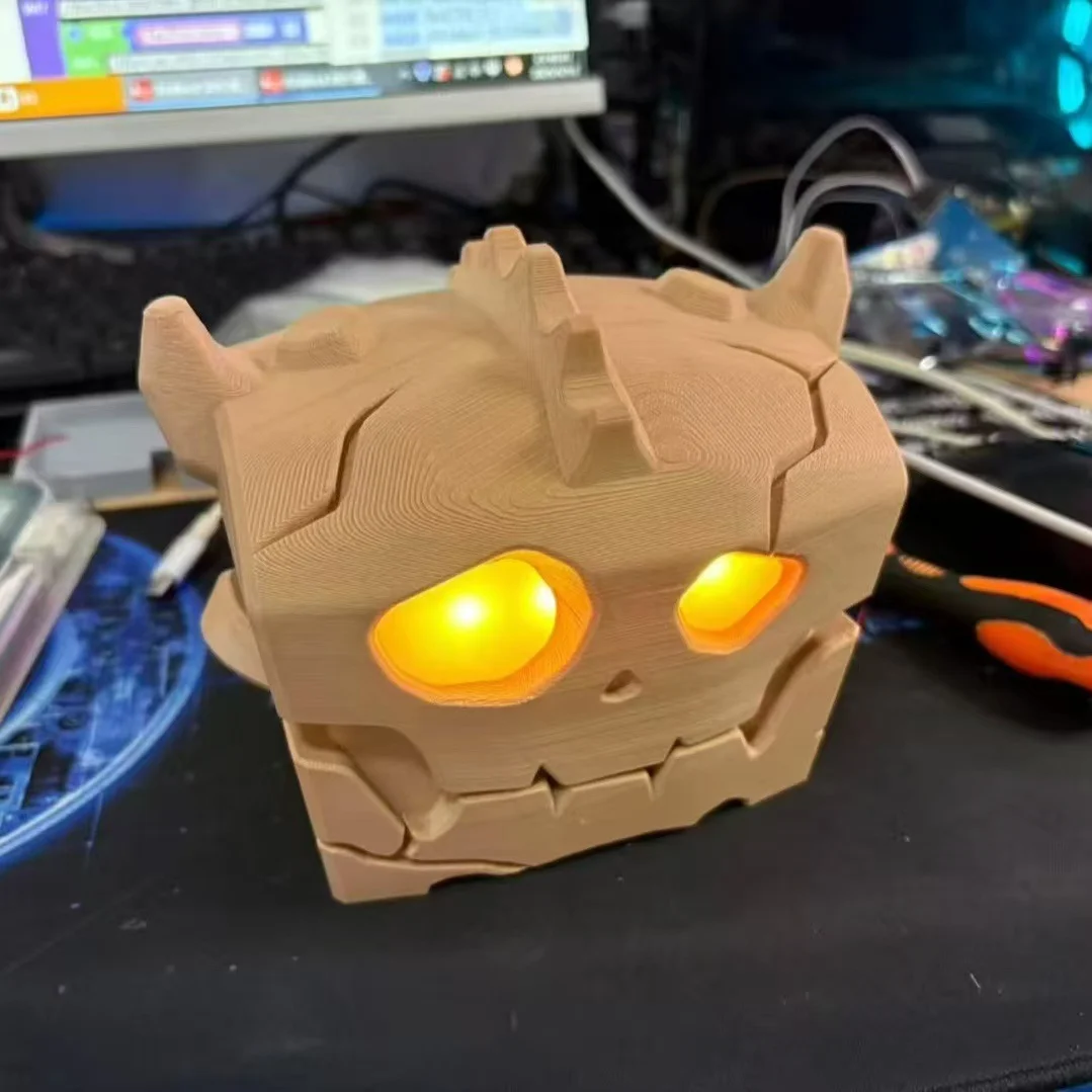 صندوق الكنز التنفس من البرية أسطورة صندوق الكنز لعبة خرطوشة صندوق تخزين الاهتزاز التحكم الصوتي لعبة مجسمة حلية #5