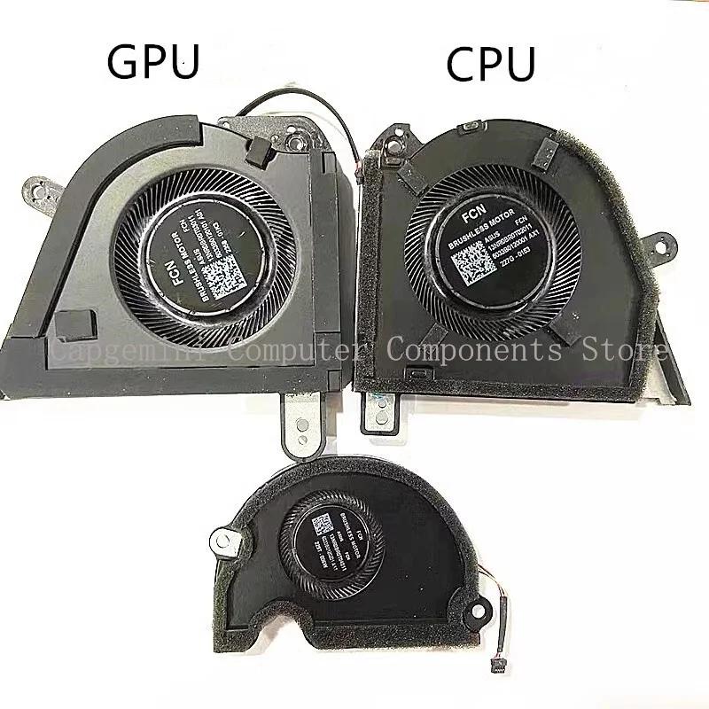 جديد لـ ASUS Zephyrus M16 GU604 GU604VI GU604VZ CPU GPU مروحة تبريد