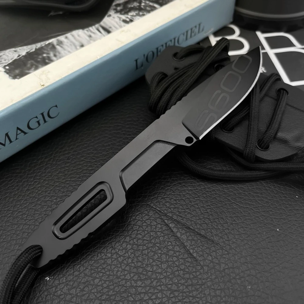 

Многофункциональный кухонный нож для экстренной самообороны, походов и приключений, легкий нож EDC S600 с фиксированным клинком и ножнами K-типа