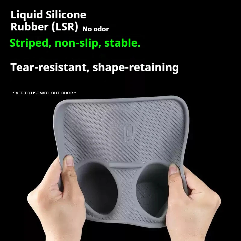 For Leapmotor A10 B03X 2026 Car Wireless Water Filling Cup Pad Silicone Storage Box Under Central Control Modify Car Accessories