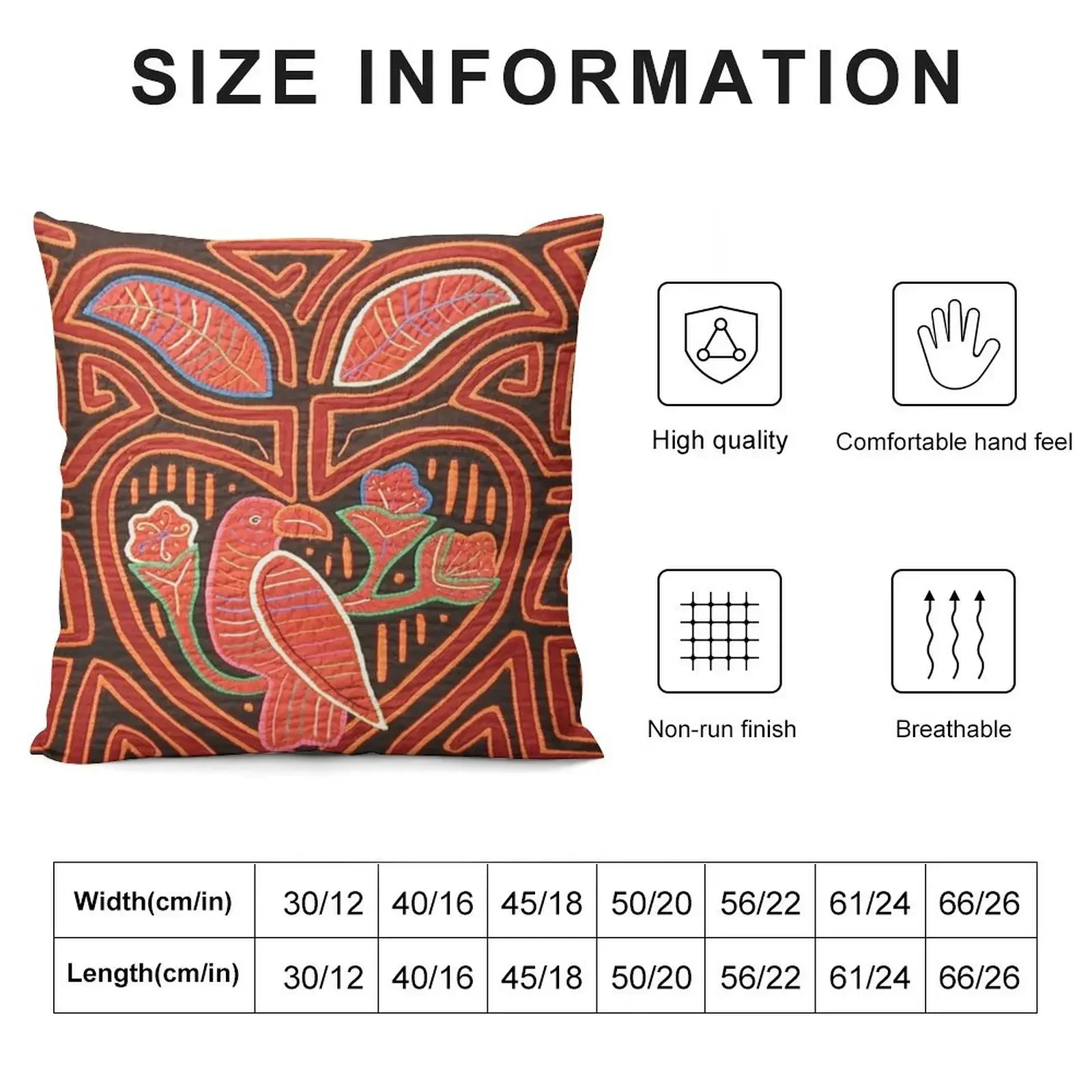 Mola de Panama Throw Pillow christmas cushions covers christmas ornaments 2025 Rectangular Cushion Cover Sitting Cushion pillow