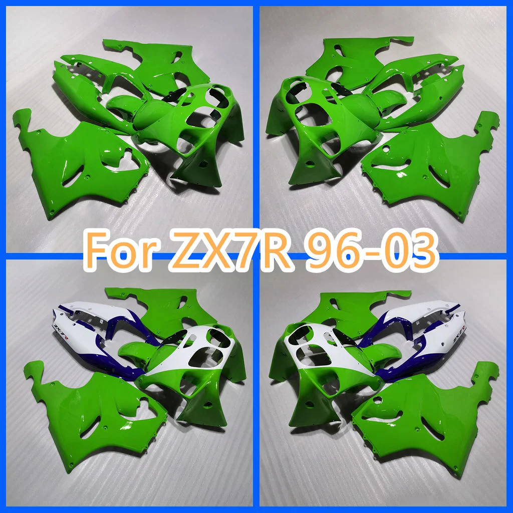 High Quatlity Fairings Kit for Kawasaki Ninja 1996 1997 1998 1999 2000 2001 2002 2003 ZX-7R Body Repair ZX7R ZX 7R 96-03