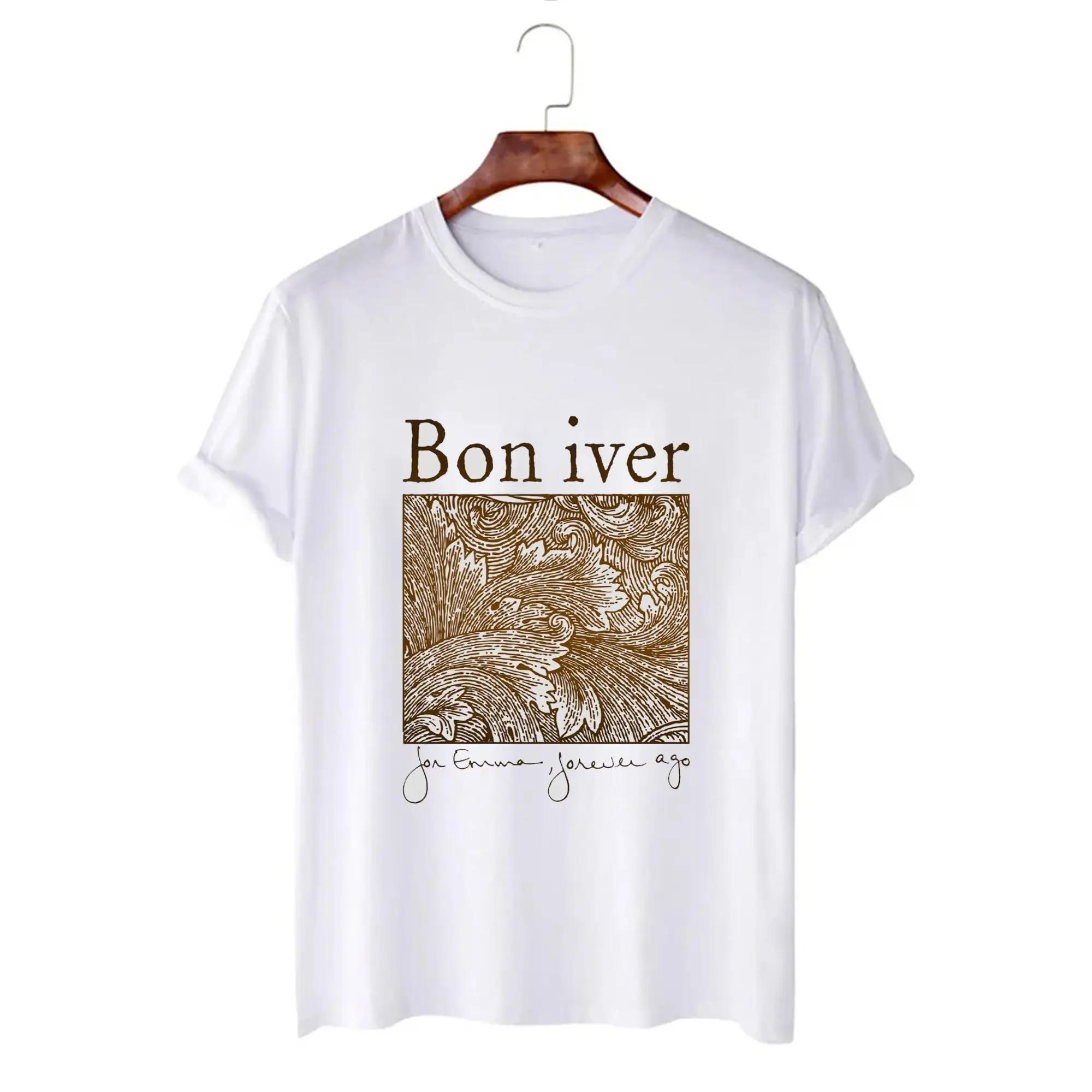 Группа Bon Iver для альбома Эммы Forever Ago, футболка Bon Iver