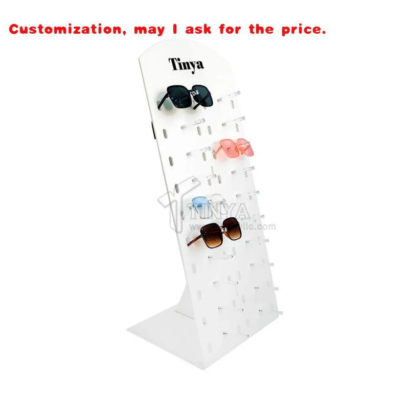 

custom.Acrylic Sunglasses Stand Eyeglasses Showing Rack Box Multi -layer Glasses Display Rack Showcase