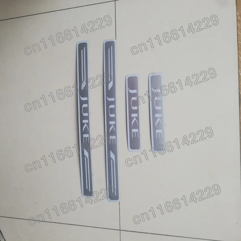 For Nissan JUKE 2010 2011 2012 2013 2014 2015 2016 2017 2018 2019 2020 Stainless Steel Car Door Sill Scuff Plate Cover Trim