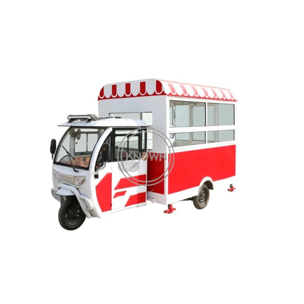 

Three Wheels Hot Sale 3.5m Long Electric Mobile Ice Cream Food Cart Hotdog Street Fast Food Vending Truck With Low Pri