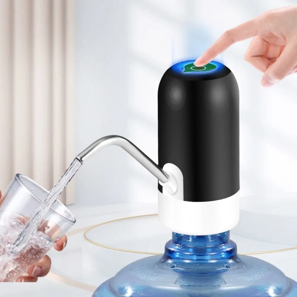 One Click USB Charging Water Bottle Pump Portable Electric Drink Pump Rechargeable Water Pump Electric Water Pump Winter Use