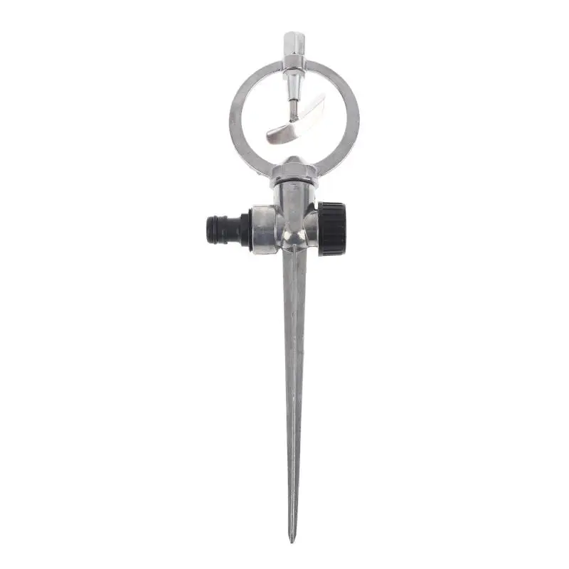 1/2'' Aluminum Alloy Butterfly Head Irrigation Sprinkler 360° Rotary Garden Lawn Field Landscape Agricultural Greenhouse Nozzle