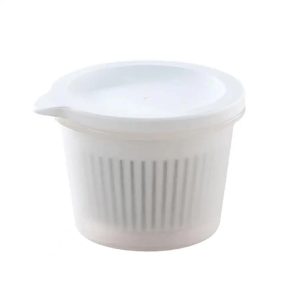 Odor Proof Storage Box Fridge Food Container Storage Box with Draining System Freshness Keeper Food-safe Container for Chopped