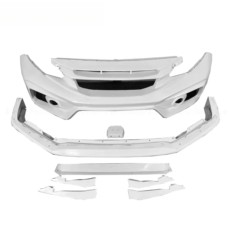 

Vari Vrs Style Glass Fiber Front Bumper Front Lip Type R FK8 Body Kits