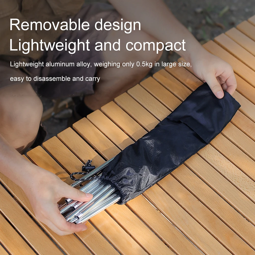 حامل ثلاثي القوائم للطبخ في الهواء الطلق مصنوع من سبائك الألومنيوم وحامل قابل للفصل وسلسلة من الفولاذ المقاوم للصدأ وإطار وعاء الطبخ أداة معدات الطبخ للنزهات