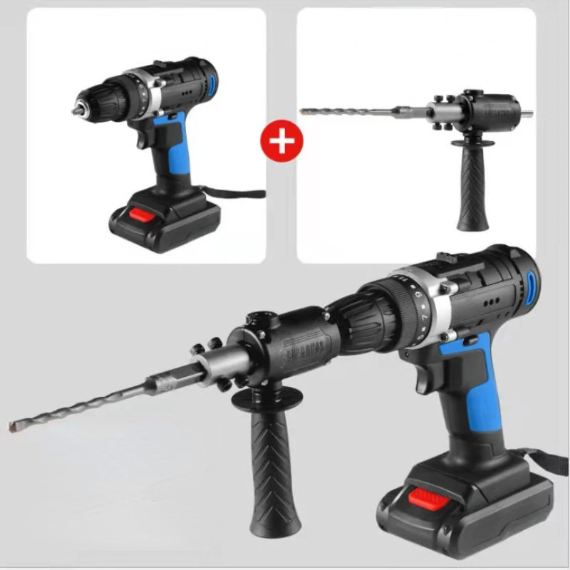 

Handheld electric drill to electric hammer impact drill to household cement wall drilling concrete small conversion head