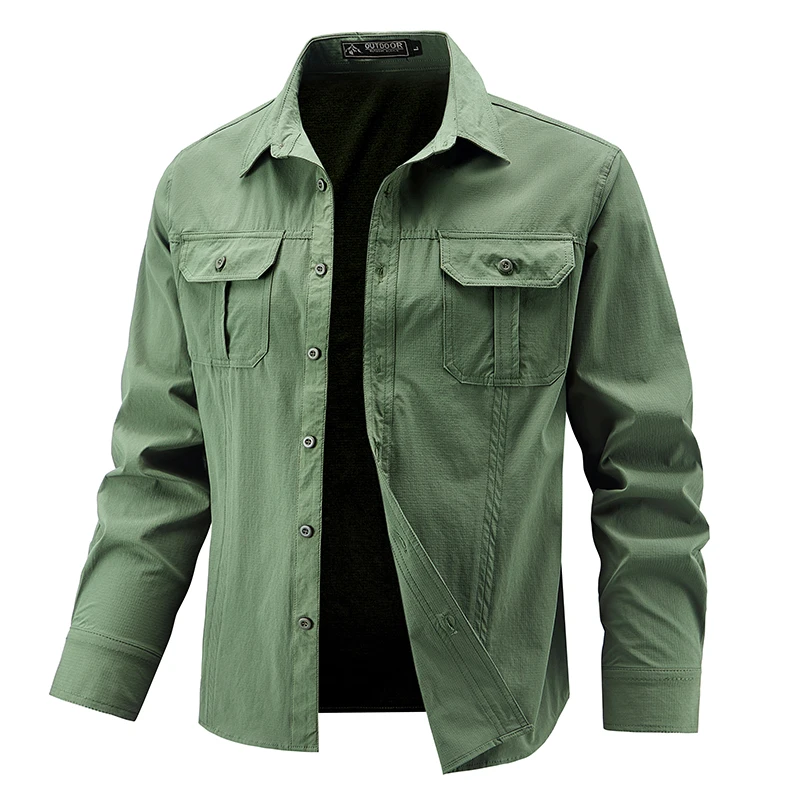 

Social Blouse Male High Quality New Clothes Cargo Shirt For Mens Long Sleeve Casual Business Regular-Fit Formal Dress Shirts