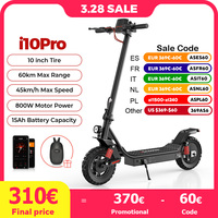 iScooter i10Pro 10 inch 800W Electric Scooter 60KM Max Range Electric Scooters 15Ah 45km/h Powerful Electric Kick Scooter