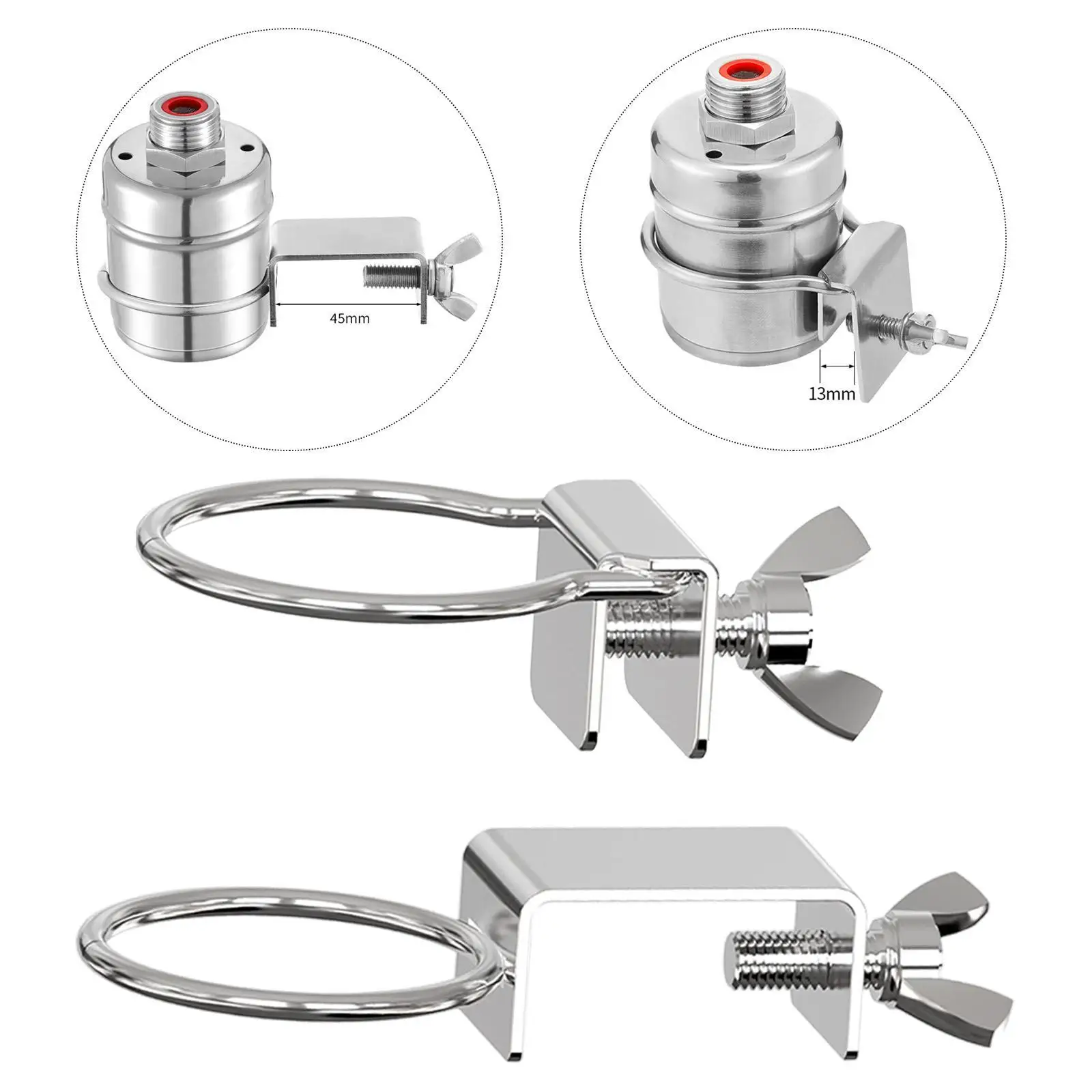 Float Valve Fully Automatic Shut Off Valve Controller Water Level Control Float Valve for Troughs Pond Water Tank Tower Pool