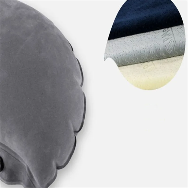 

Портативная надувная воздушная подушка из ПВХ, подголовник, поддержка подбородка для путешествий, боковая подушка для сна, шеи