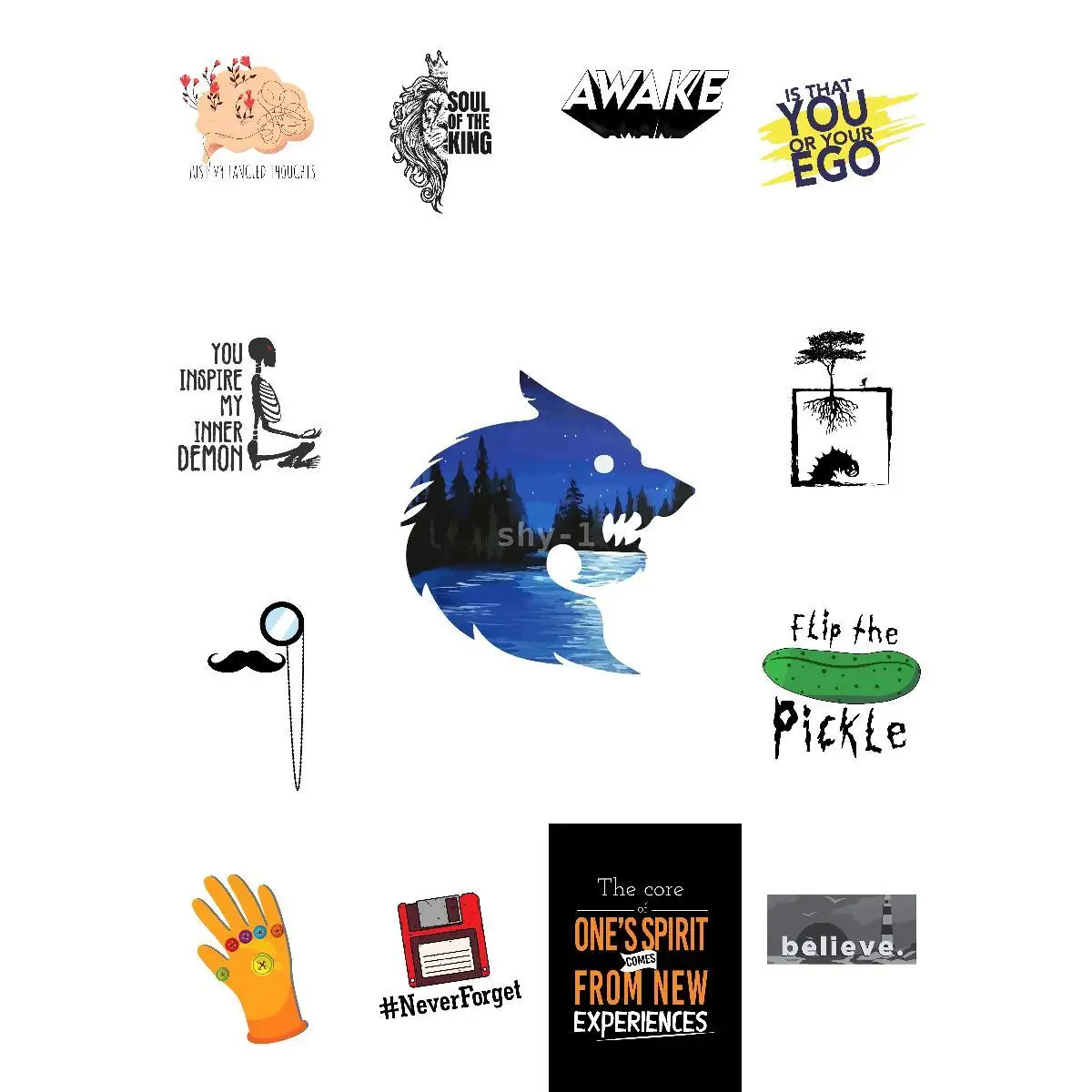 Художественный плакат с изображением одинокого волка, Элегантный Настенный декор для любителей интерьера, коллекция современных принтов