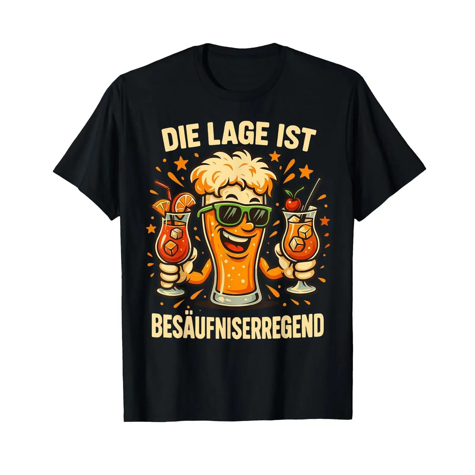 The situation is inducing drunkenness T shirt vintage Washed graphic homme fashion designer clothes Casual streetwear