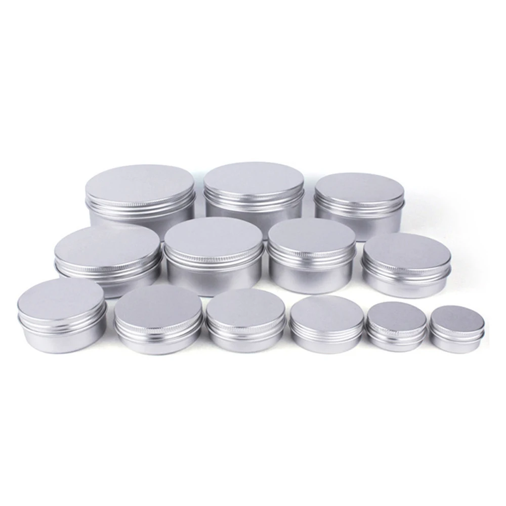 10 Stück Aluminium-Dose, Metallbehälter, 5 g, 10 g, 15 g, 20 g, 30 g, 50 g, 60 g, 100 g, kosmetische Gesichts-Augencreme, Verpackung, leere Dosen, Lippenbalsam, Kerzenglas – Detail 21
